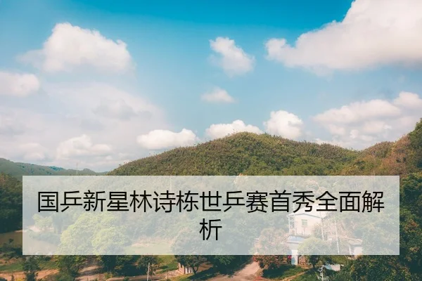 国乒新星林诗栋世乒赛首秀全面解析